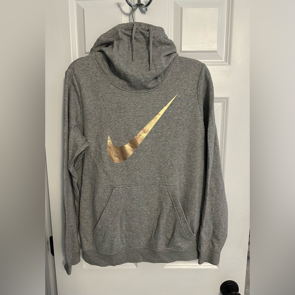 Nike Gray Cowl Hoodie